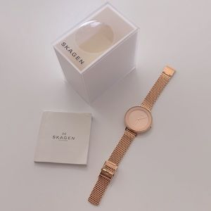 Skagen Women`s Rose Gold-tone Stainless Steel Watch